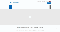 Desktop Screenshot of loer-schaefer.de